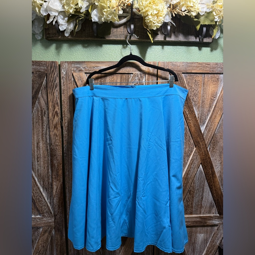Steady Clothing Blue High Waist Thrills Midi Women's Vintage Skirt
